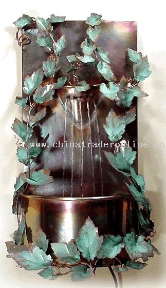Large Copper Wall Fountain